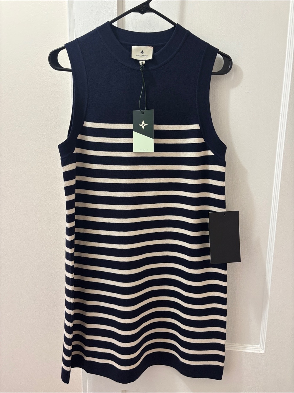 NWT Tuckernuck Navy & White Stripe Marie Dress Size M